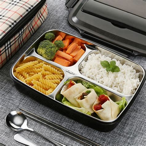 stainless steel thermal bento boxes|metal bento boxes for adults.